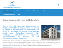 Tablet Screenshot of mauritshuisrotterdam.nl